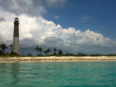 The lighthouse on Loggerhead Key in the Dry Tortugas