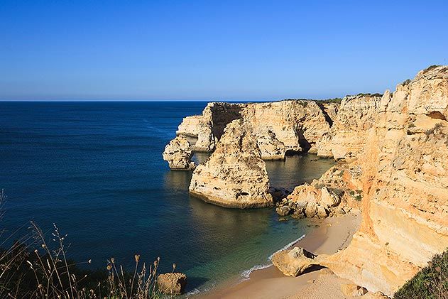 Algarve Portugal rocky coast