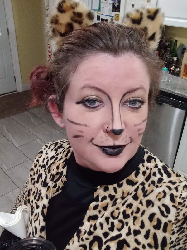 Rebecca, A Leopard at Halloween, 2022 thumbnail