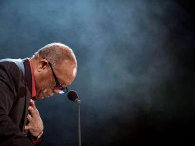 Quincy Jones at an awards ceremony in 2014