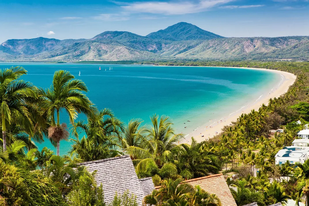 The beach at Port Douglas