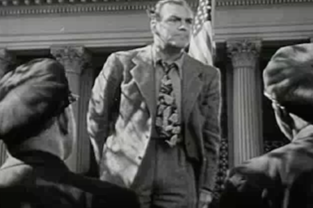 Still image from "Don't Be a Sucker," first released by U.S. War Department in 1943.