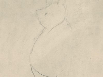 The original Pooh sketch