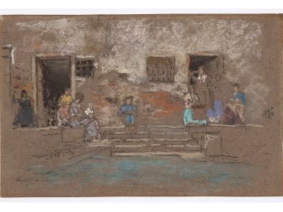 &ldquo;Whistler: Streetscapes, Urban Change&rdquo; is on view through May 4, 2024, in the Freer Gallery of Art at the Smithsonian&rsquo;s National Museum of Asian Art in Washington, D.C. (above:&nbsp;The Steps by James McNeill Whistler, 1880).