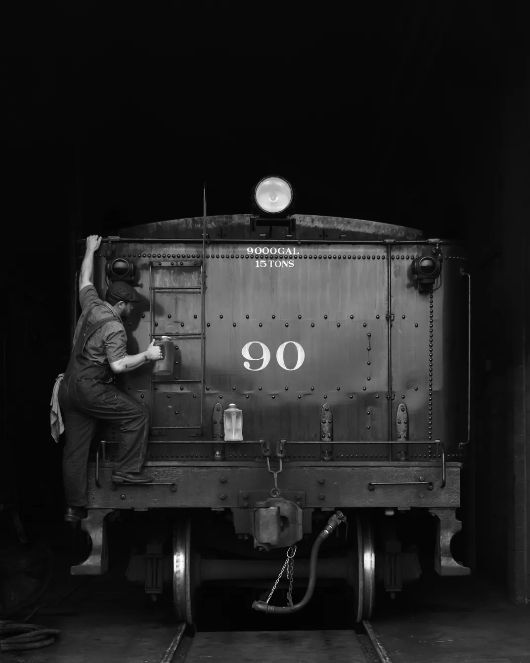 8b - The term “hostler” originated with the people who took care of four-legged horses, and it got carried over to those who maintained iron horses.