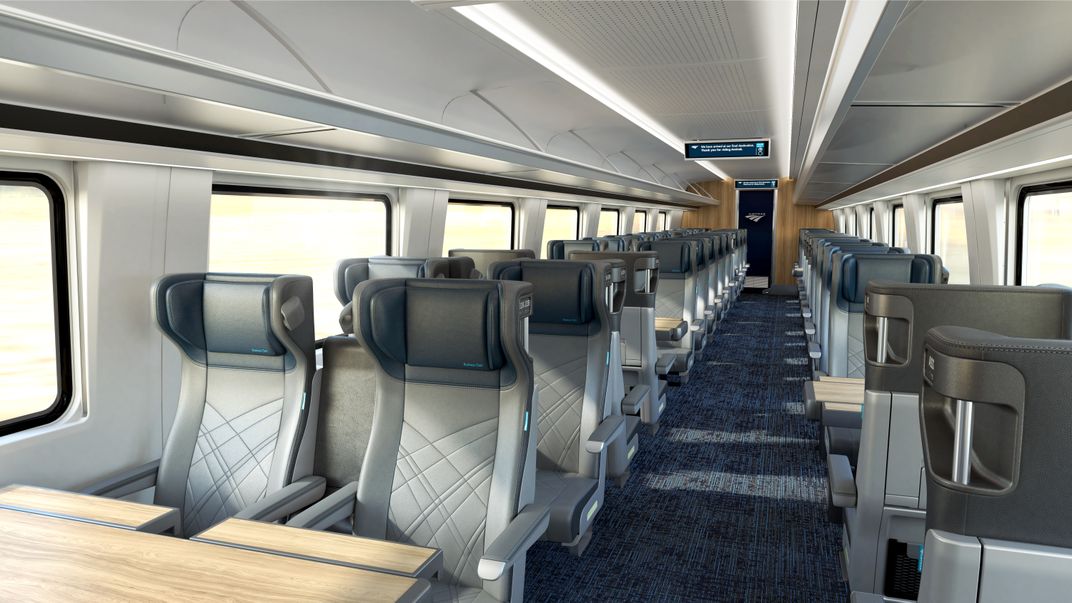 Amtrak business seating