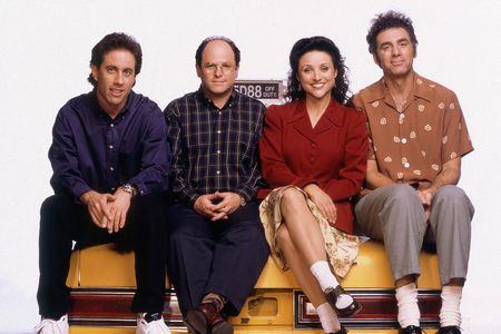 "Seinfeld"'s Jerry Seinfeld, Jason Alexander, Julia Louis-Dreyfus and Michael Richards