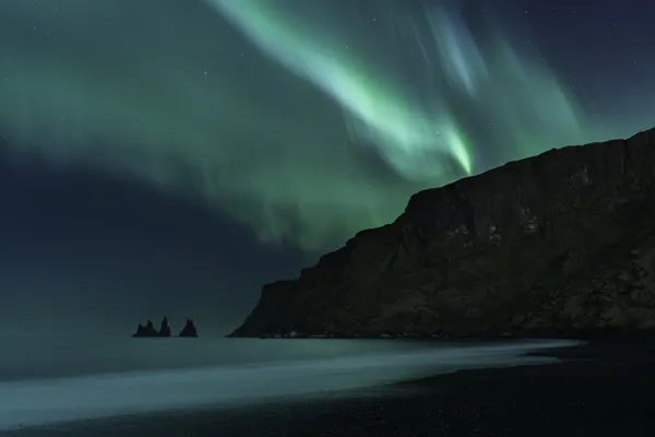 Aurora over Reynisfjara thumbnail
