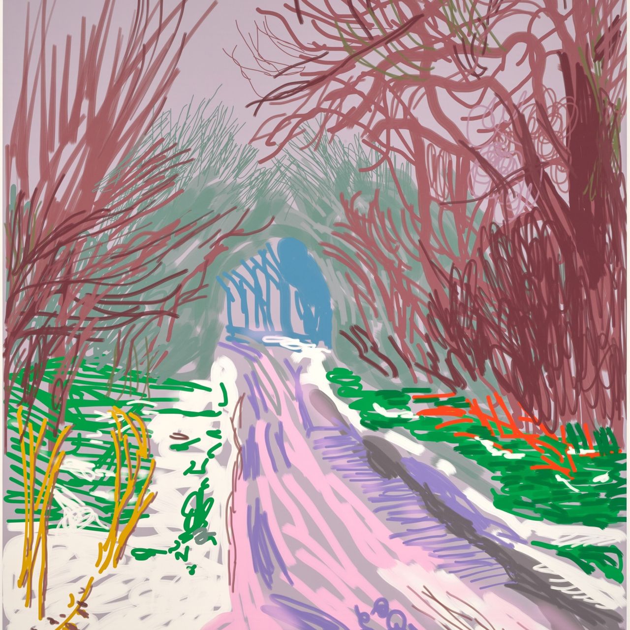 The Arrival Of Spring By David Hockney