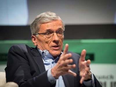 FCC chairman Tom Wheeler speaking at the 2015 TechCrunch Disrupt conference.