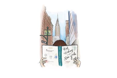 Art Hiding in New York is a new book by Lori Zimmer featuring 100 pieces of artwork hidden around New York City.