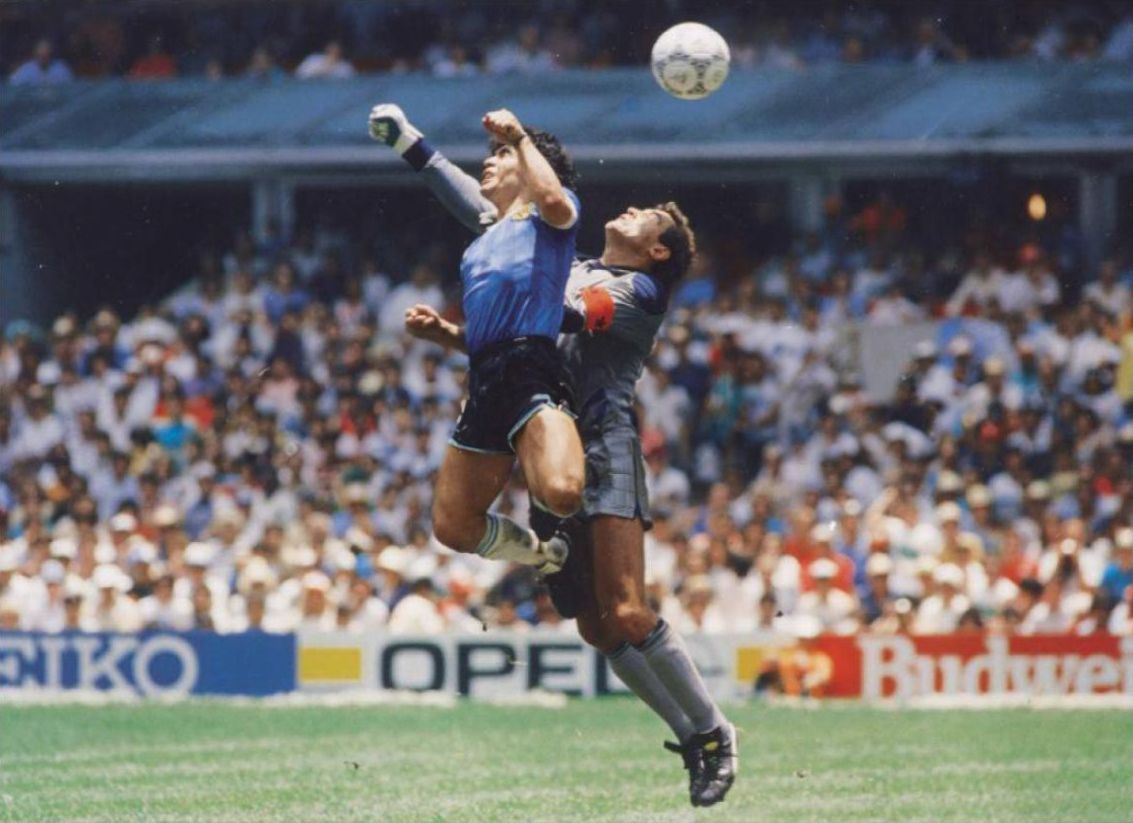 The Soccer Ball Used for Diego Maradona's ‘Hand of God' World Cup Goal Sells for $3.35 Million at Auction