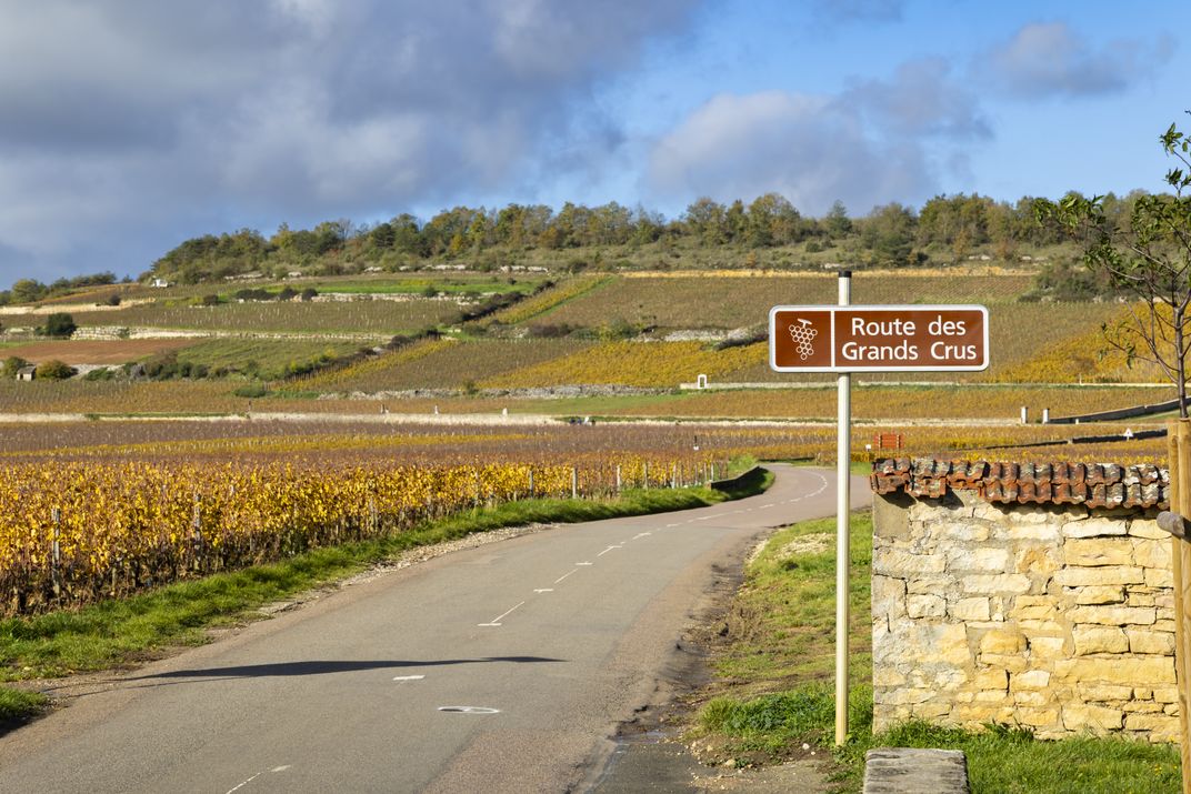 Along the route of Burgundy's Grands Crus