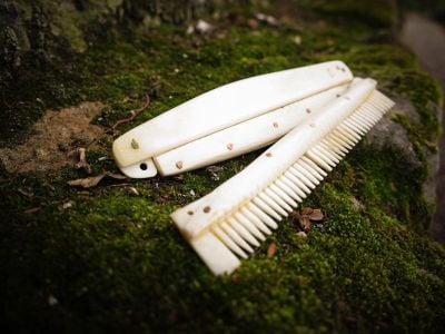 Evidence from reindeer combs, like the one above, hints that the Vikings may have traded with Denmark before they started raiding England. 