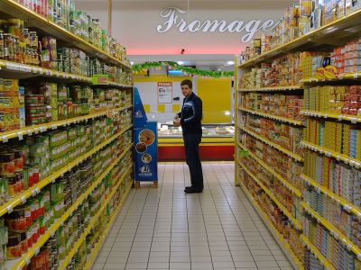 French supermarkets are now required to donate food that might normally be thrown away around its sell-by date. 