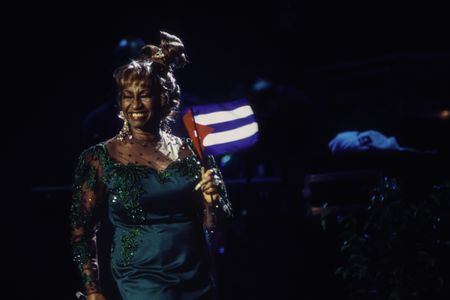 Cuban-American singer Celia Cruz at Madison Square Garden in 1993