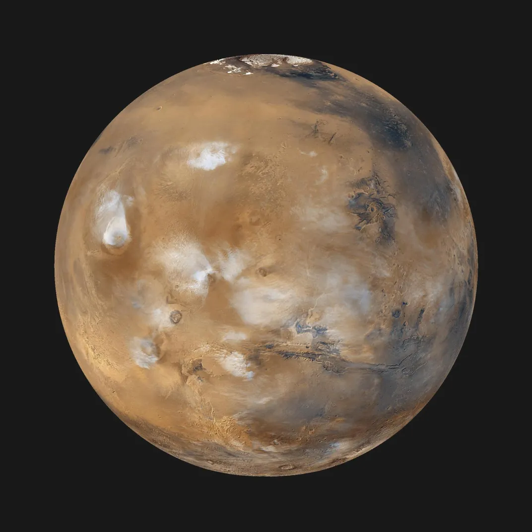 full image of Mars, seen from space