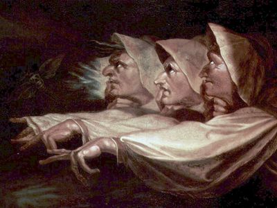 Shakespeare wrote 'Macbeth,' which features three witches, during James I's reign, which also was the time of some of England's most famous witch trials.