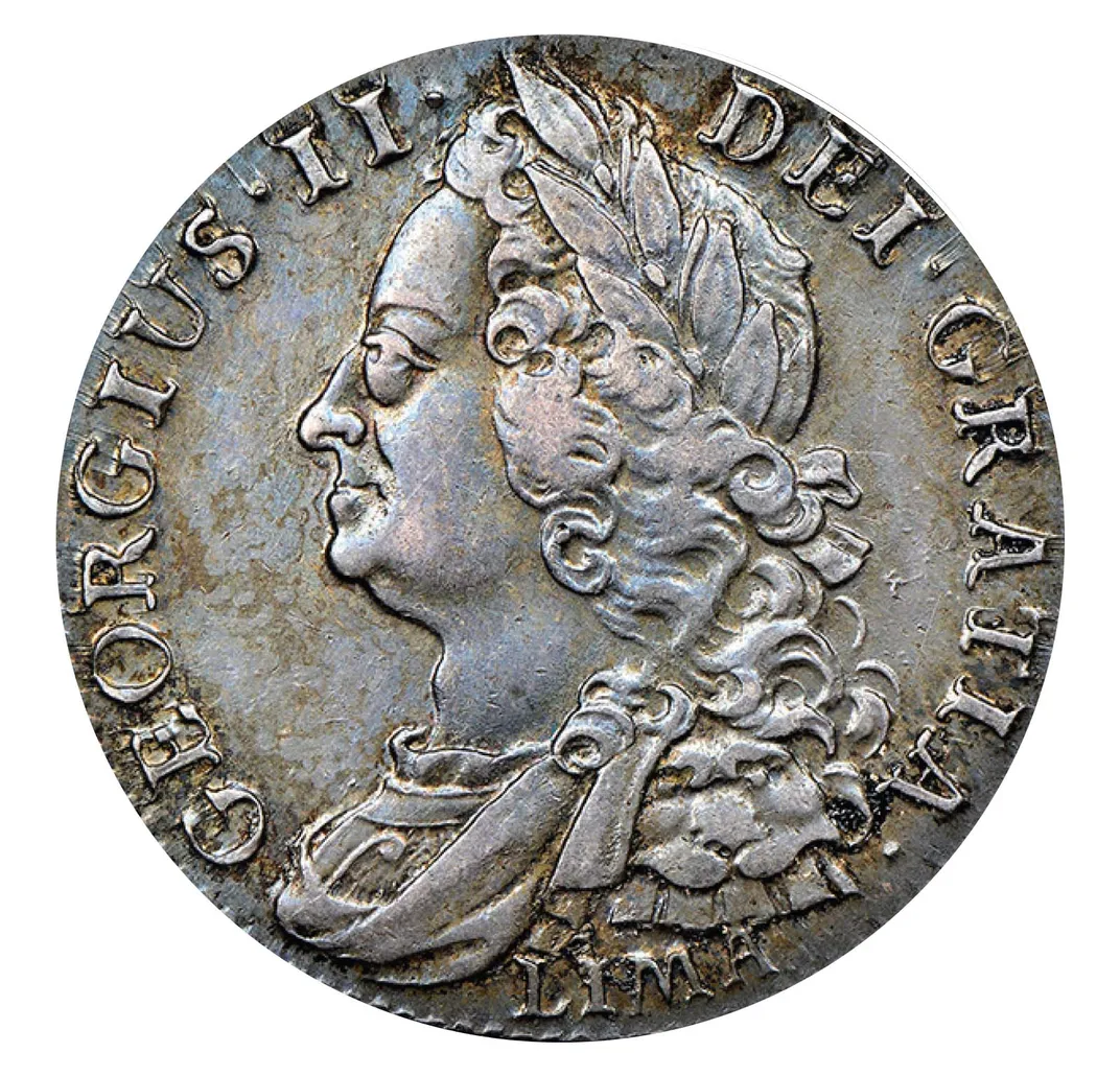a silver coin