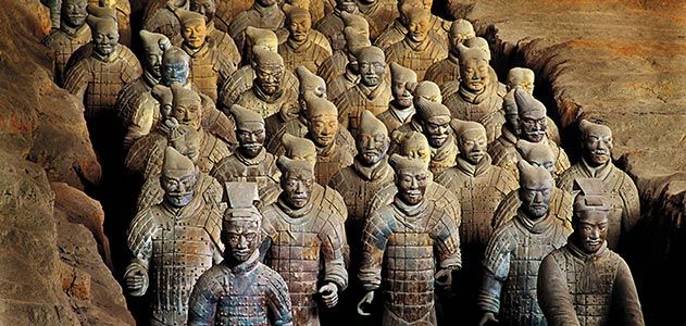 ancient chinese terracotta warriors