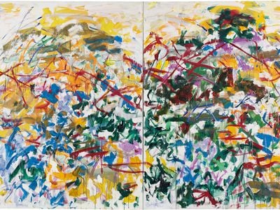 South, by Joan Mitchell, 1989.