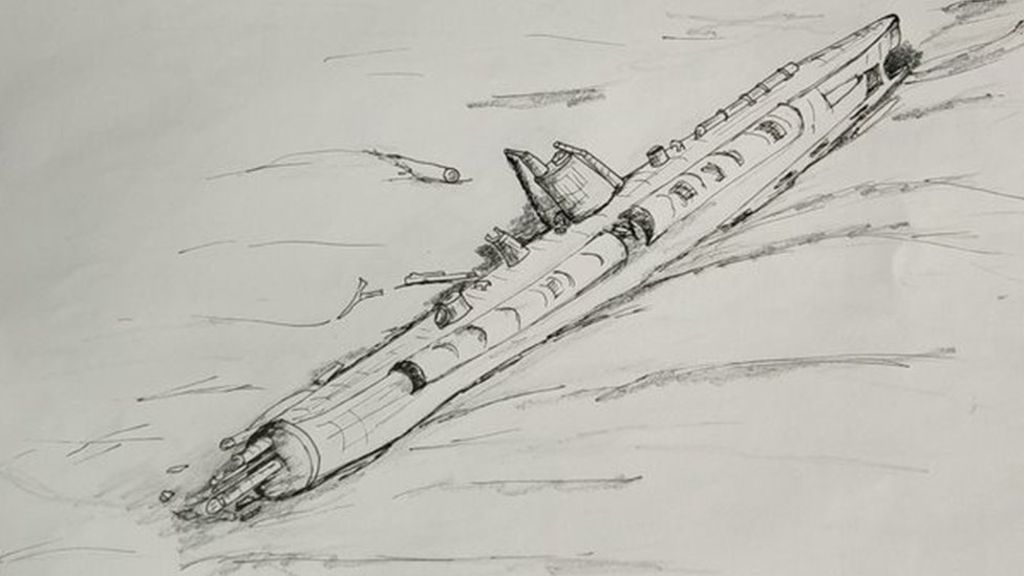 Unrestricted Submarine Warfare Drawing
