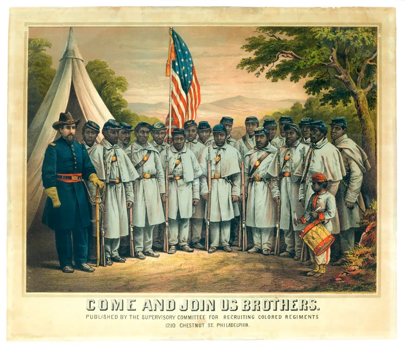 Many contemporaries argued that Black men had more than earned the right to vote through their military service in the Civil War. (NMAH)