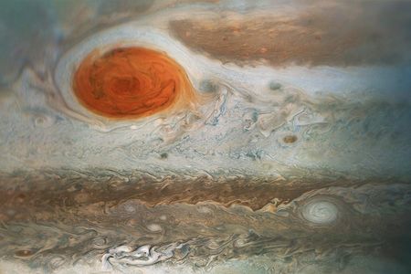 Jupiter&#39;s Great Red Spot is a large storm that has persisted for at least 190 years.