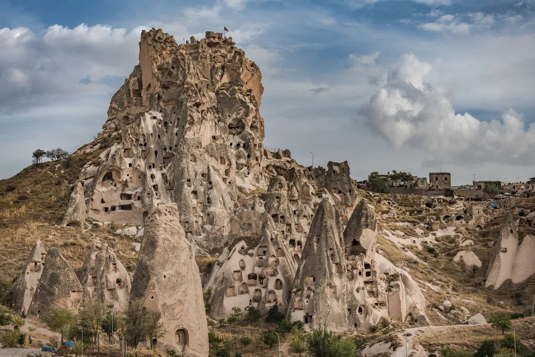 Uchisar Fortress in Cappadocia