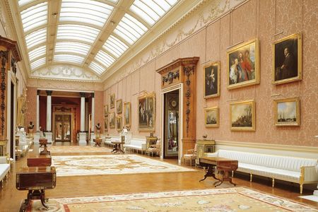 George IV commissioned architect John Nash to design Buckingham Palace's picture gallery as a home for his art collection.