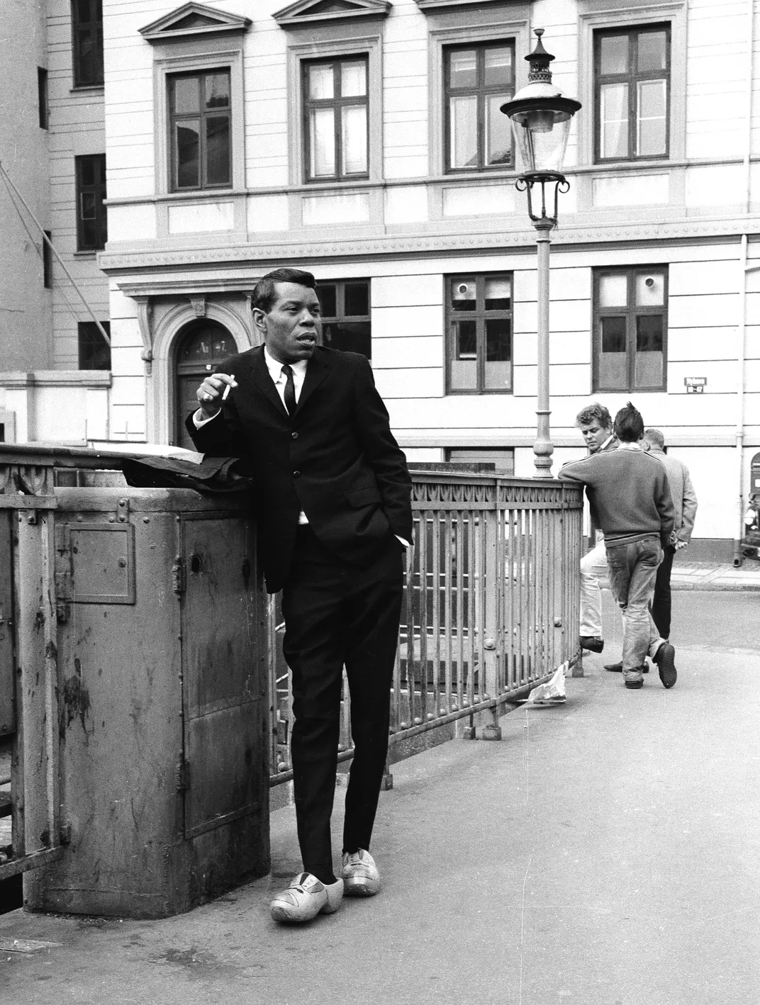 Bebop singer Babs Gonzales in Copenhagen in 1968