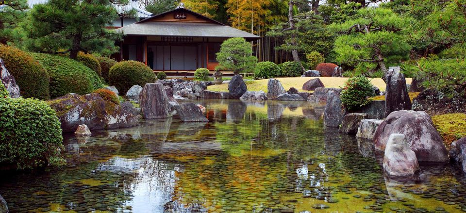  The gardens at Nijo Castle in Kyoto reflect a serene aesthetic. 