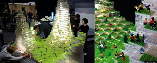 A Lego-built model for BIG’s Lego Towers