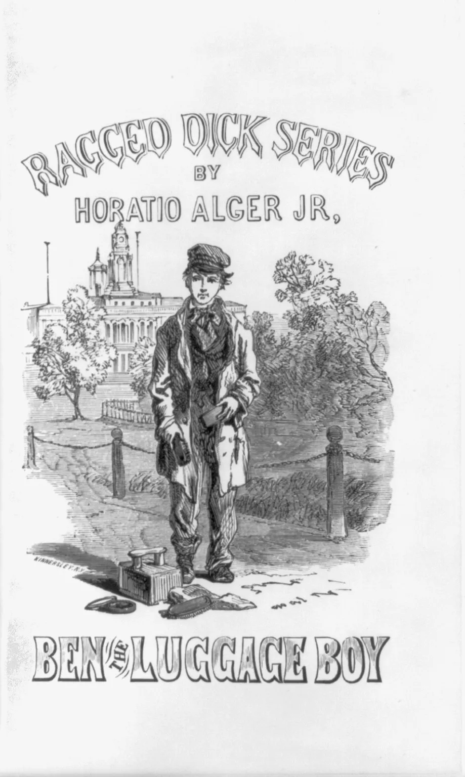 An illustration from the Ragged Dick ​​​​​​​series