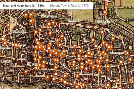 The majority of homicides catalogued on the map occurred in public places, including crowded streets and markets