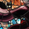 A stained glass window designed by Louis Comfort Tiffany is one of many artworks available for your perusal.