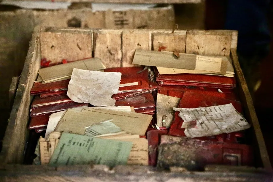 Box full of documents