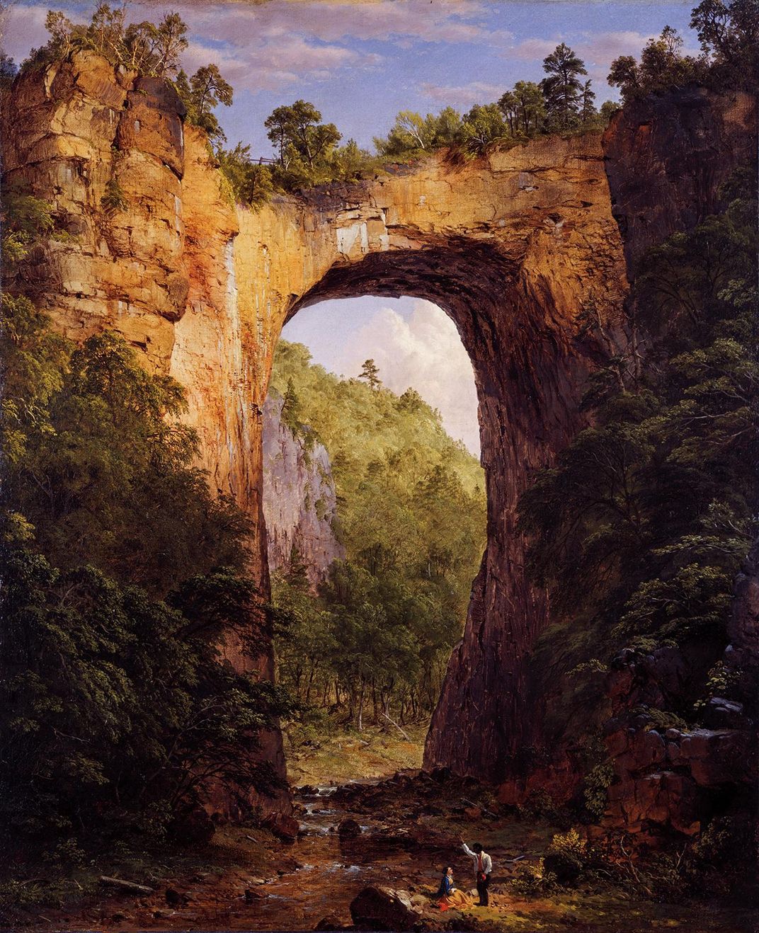 Natural Bridge, Frederic Edwin Church, 1852