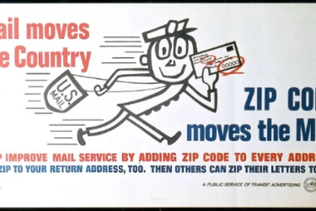 Mr. Zip, as featured on a public advertisement