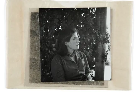 Dora Maar or Lee Miller, Dora Maar sur fond végétal, circa 1936