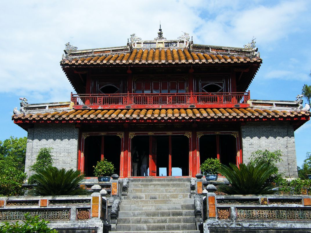 Pavilion at the Tomb of Minh Mang in Hue