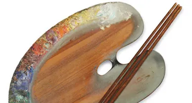 James McNeill Whistler's palette, c. 1888-90.