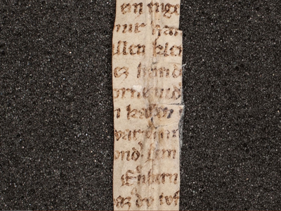 Section of fragment found
