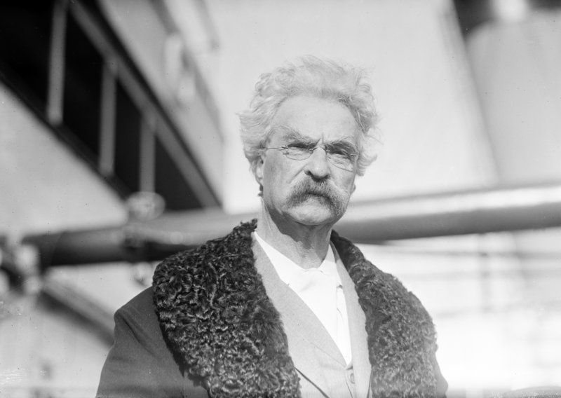 Samuel L. Clemens in 1909