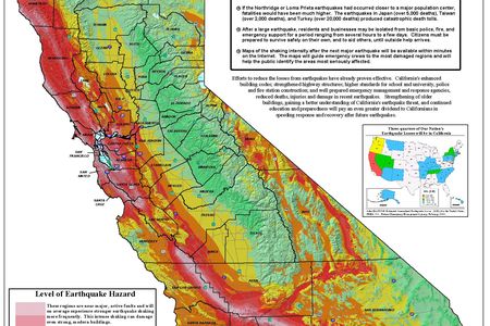 Probabilistic seismic hazard map