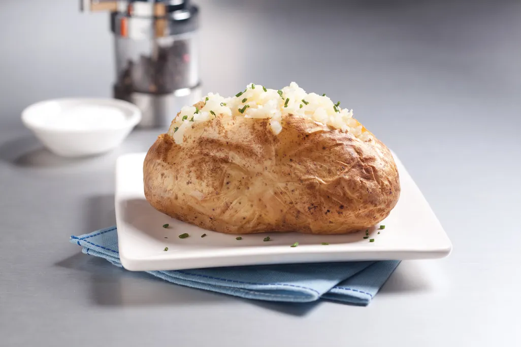 Baked potato with butter
