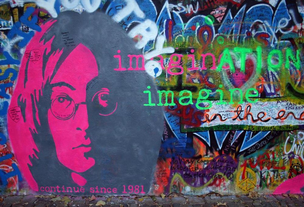 Lennon Wall Prague