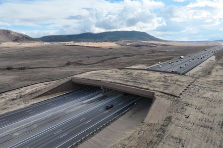 Colorado's new $15 million wildlife overpass opened in December.