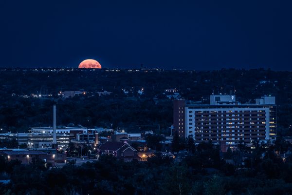 Full Moon Over Penrose Hospital thumbnail