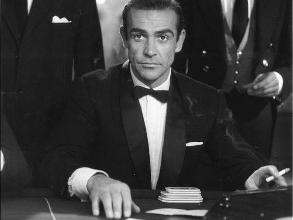 Sean Connery in Dr. No, 1962